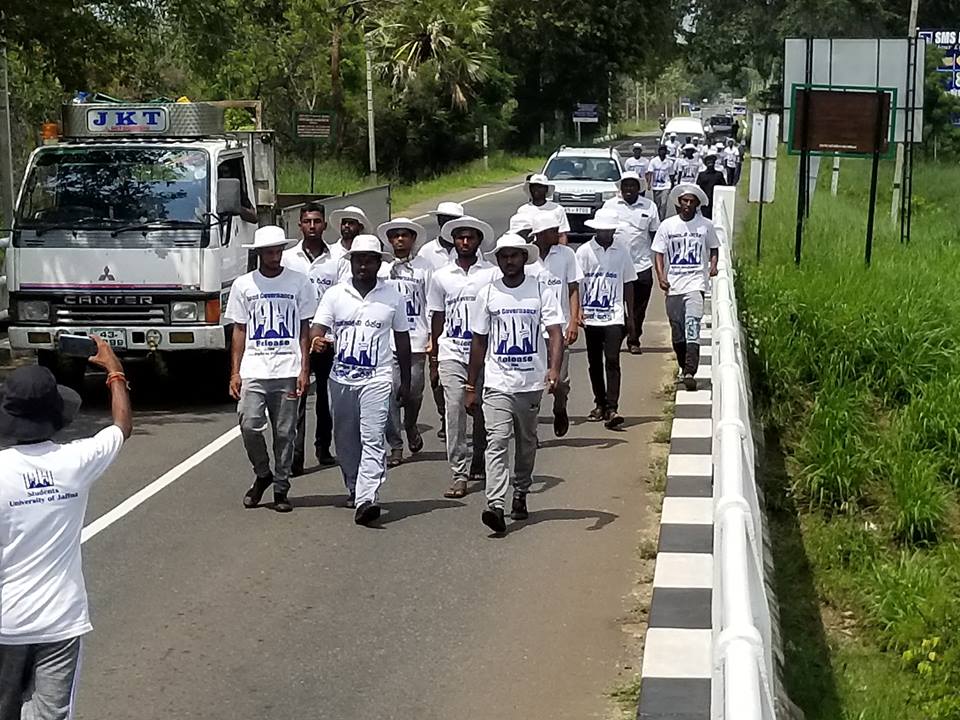 வழியெங்கும் பேராதரவு: வடமத்திய மாகாணத்திற்குள் நுழைந்தது நடைபயணம்!